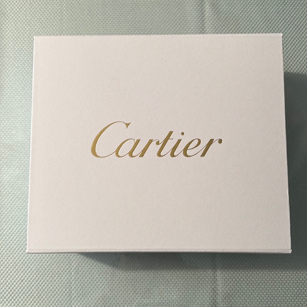 Cartier White Empty Box Authentic